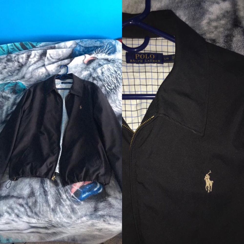 Black Ralph Lauren Polo  Zip-Up Jacket