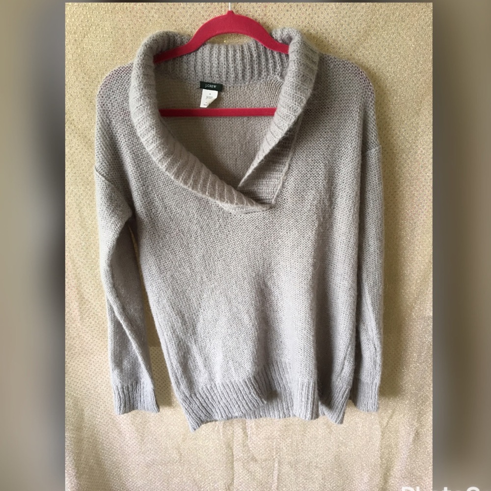 J crew gray sweater