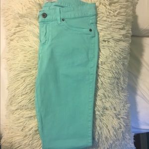 Designer Aqua Blue Skinny Jeans