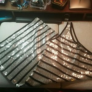 💖Dazzle in this Bebe one-shoulder dress 💖