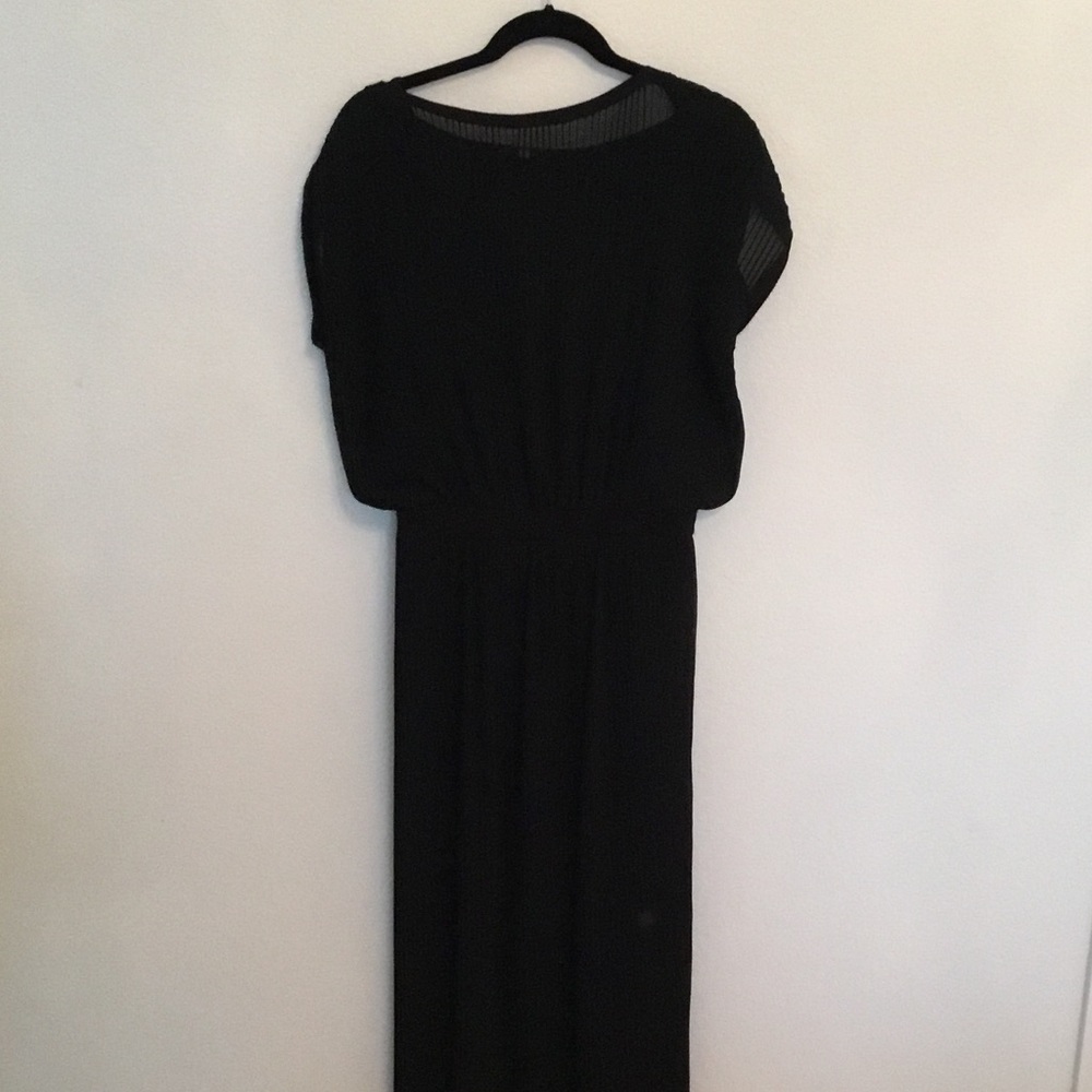 Anthropologie Bordeaux Dress Black S
