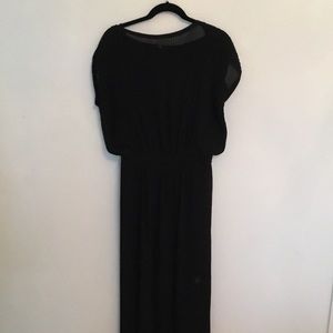 Anthropologie Bordeaux Dress Black S