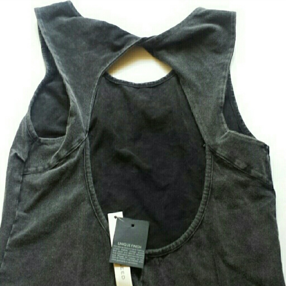 Anthropologie Acid Wash Dress size Medium - Picture 4 of 4