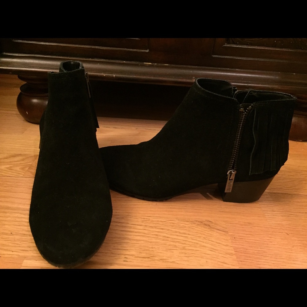 Kenneth Cole Fringe Booties