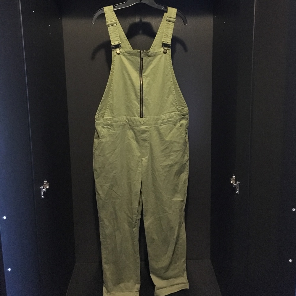 Green jumpsuit