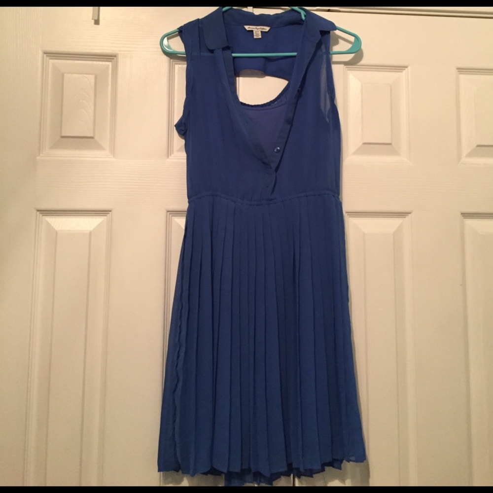 Bright blue sun dress