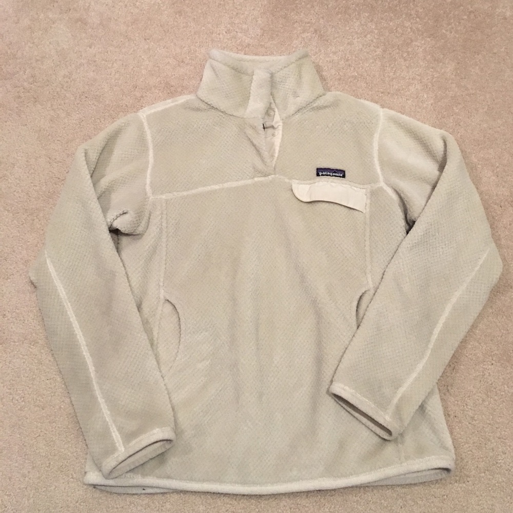 Patagonia thick beige fleece