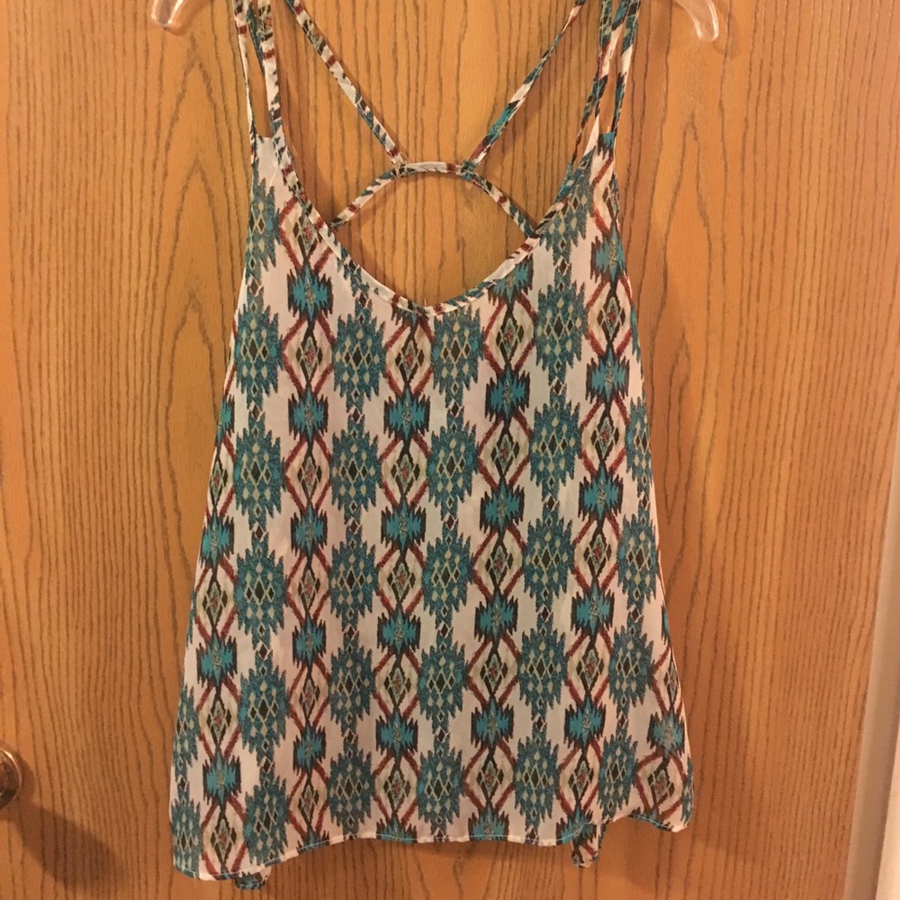Aztec strapy tank