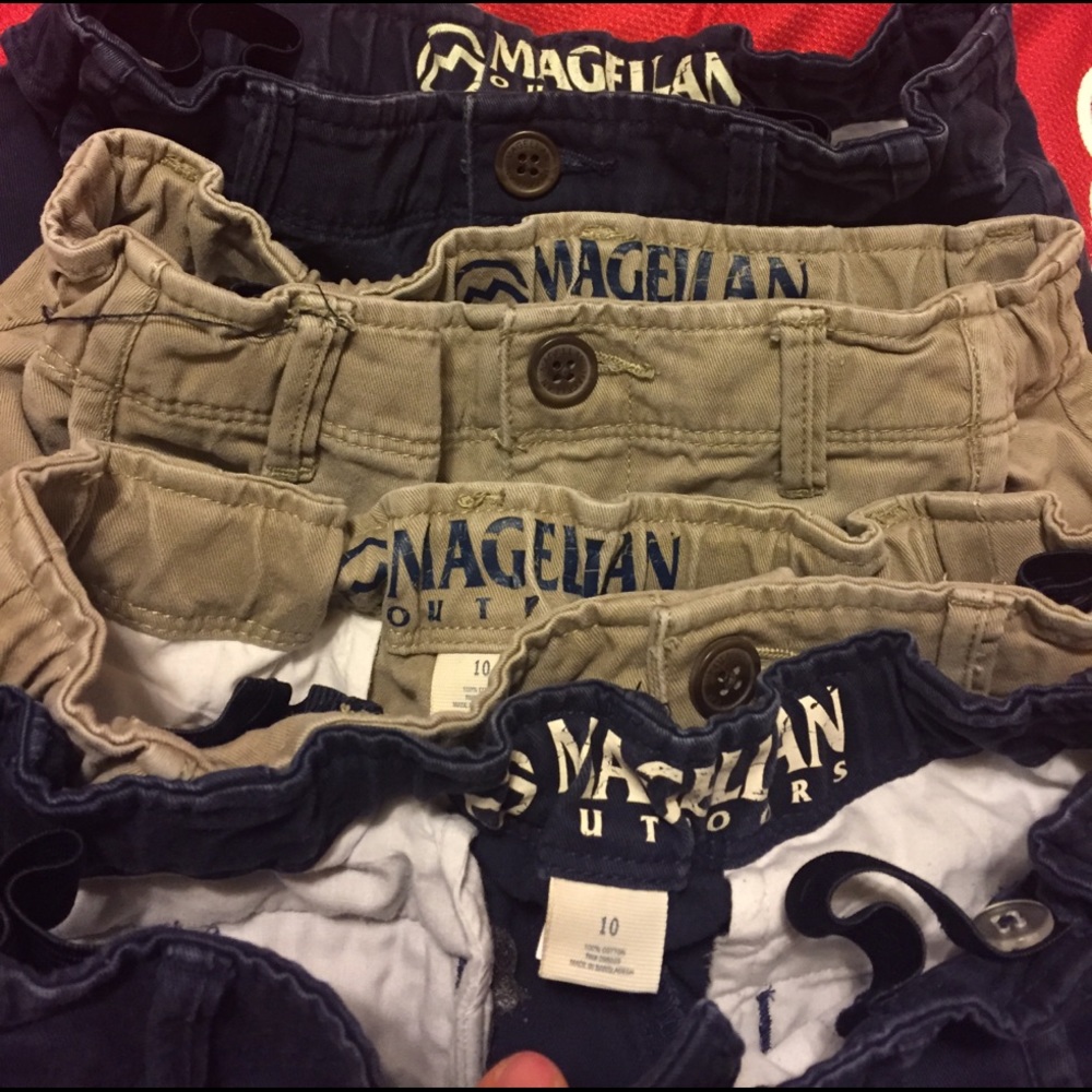 Boys Magellan shorts.