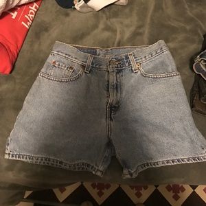 Levi's denim shorts