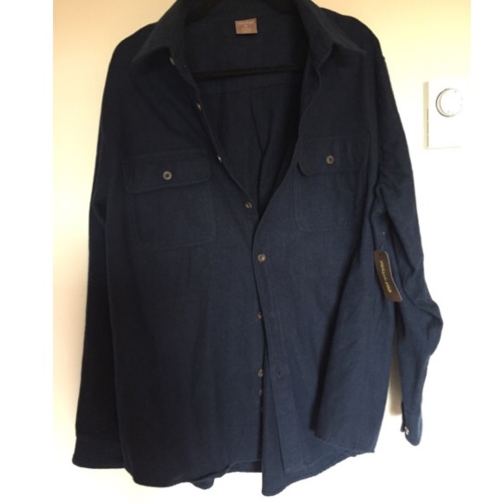 NWT thick button down