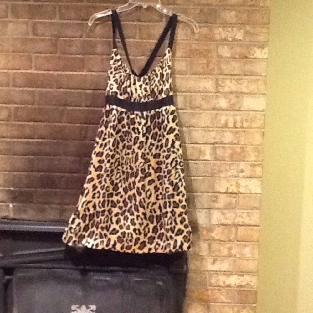 Leopard print dress