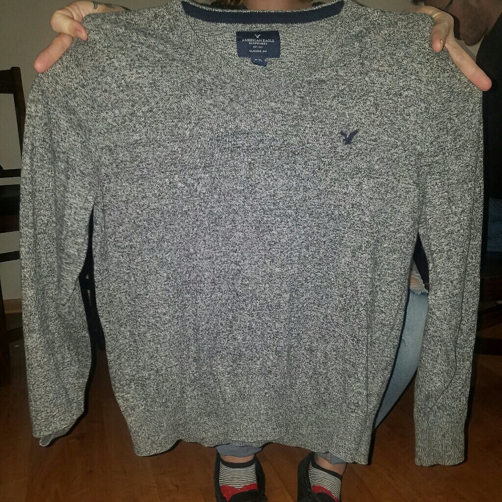 Mens grey sweater
