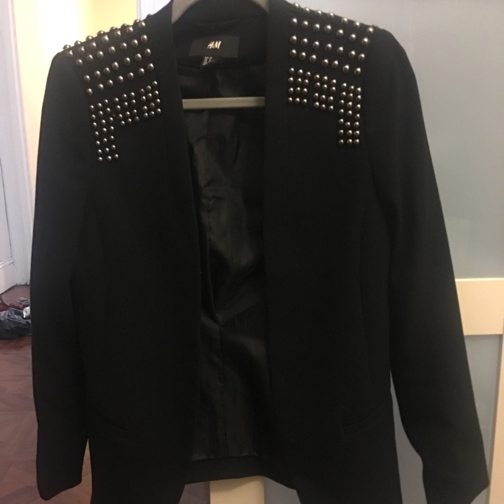 H & M Blazer with Studs  Sz 8