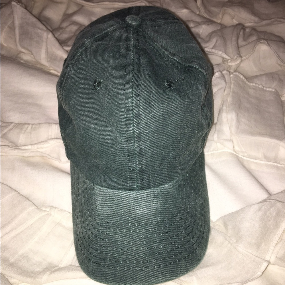Distressed Army Green Baseball Hat