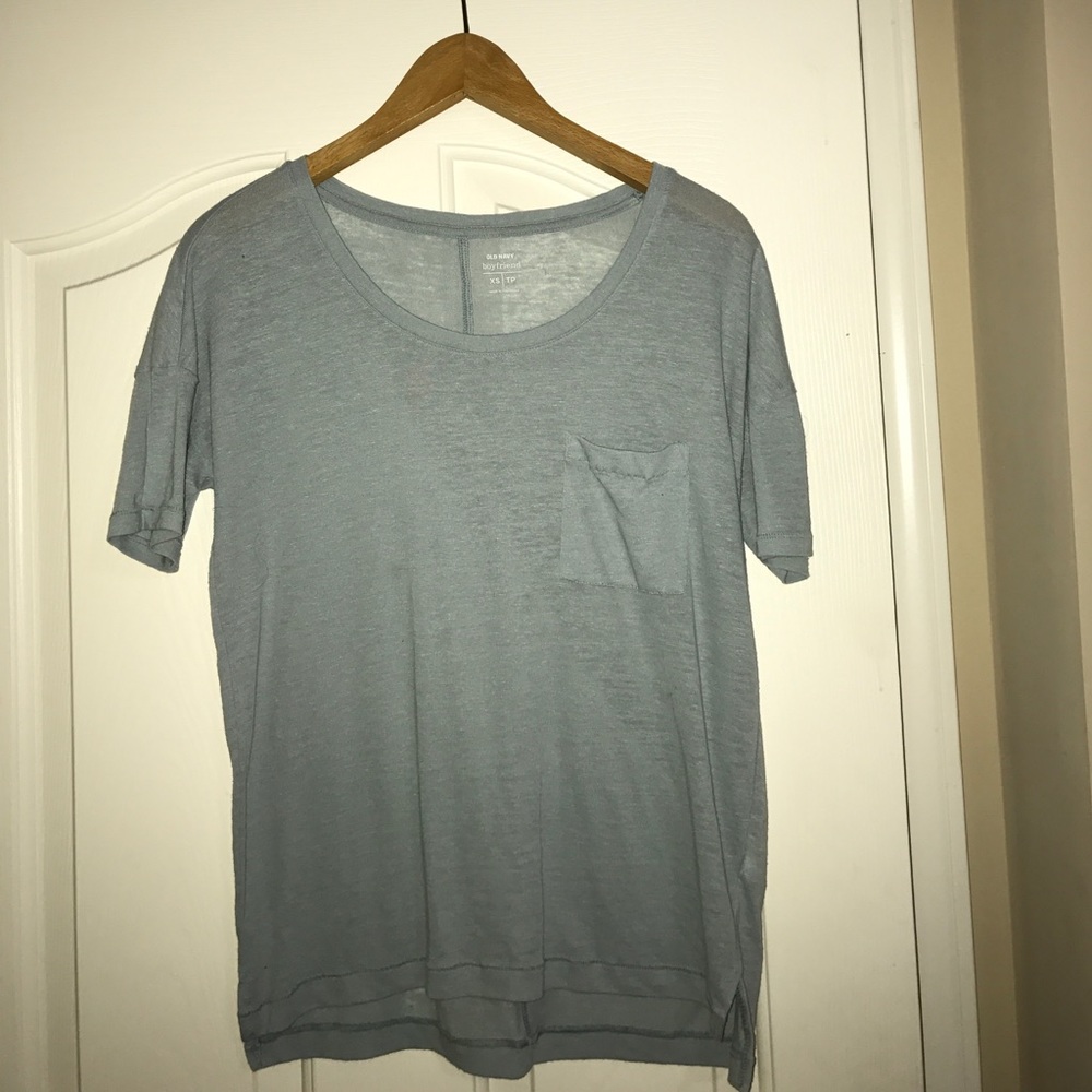 Light blue boyfriend shirt