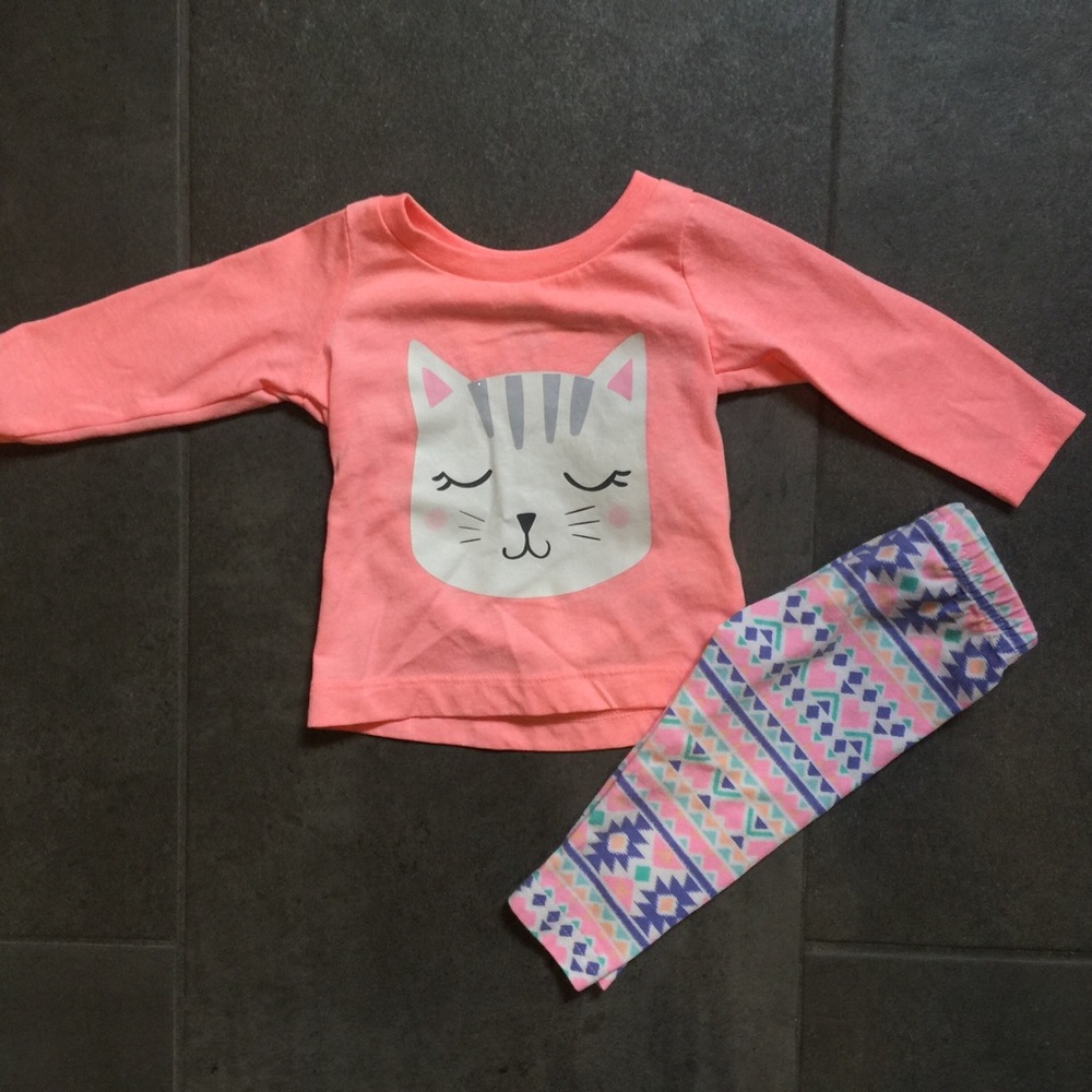 Carters - car shirt and tribal leggings
