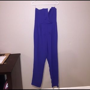 Blue jumpsuit