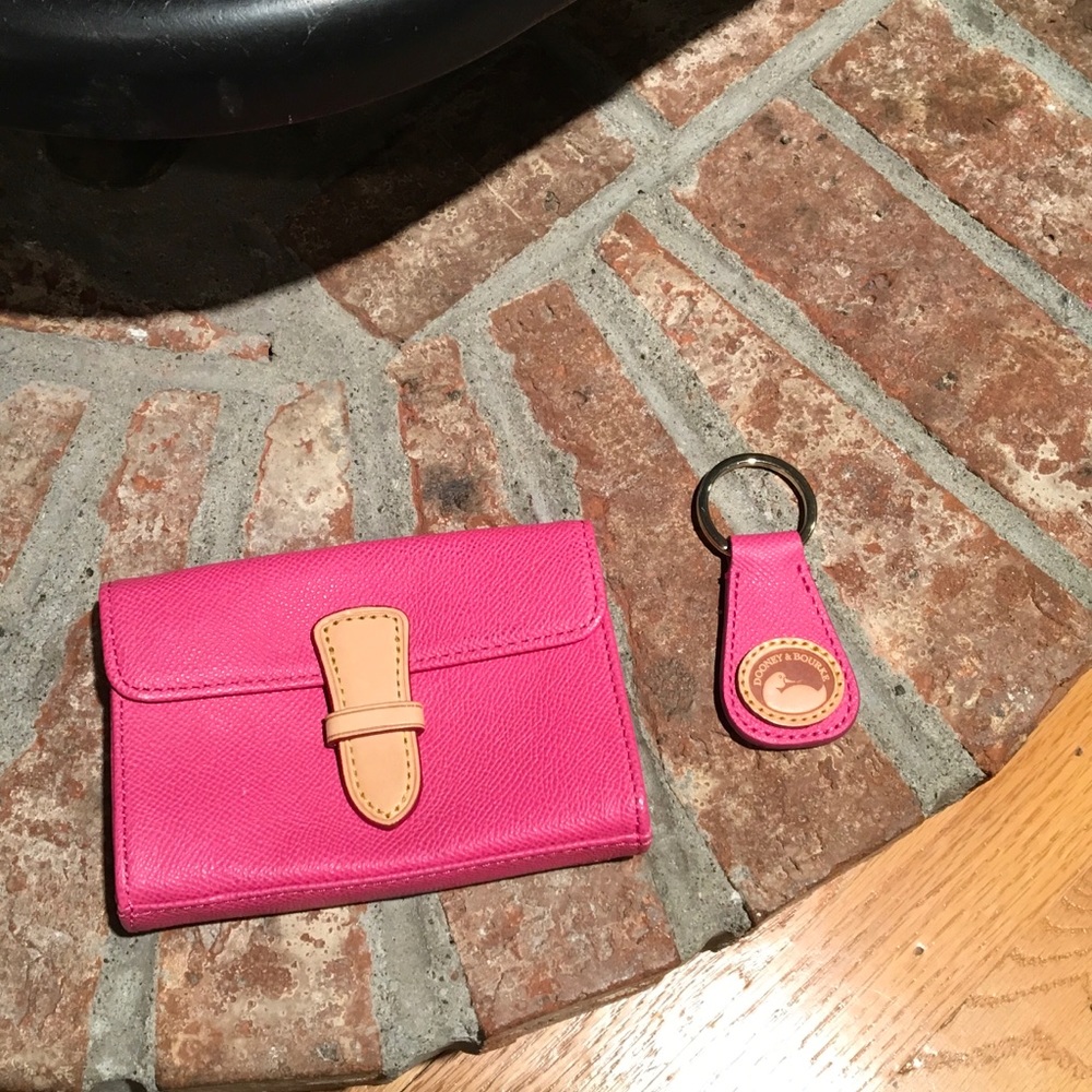 Dooney Bourke wallet and key fob