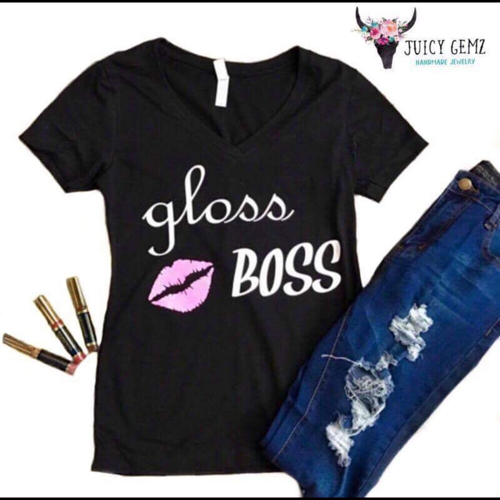 New Gloss boss Vneck