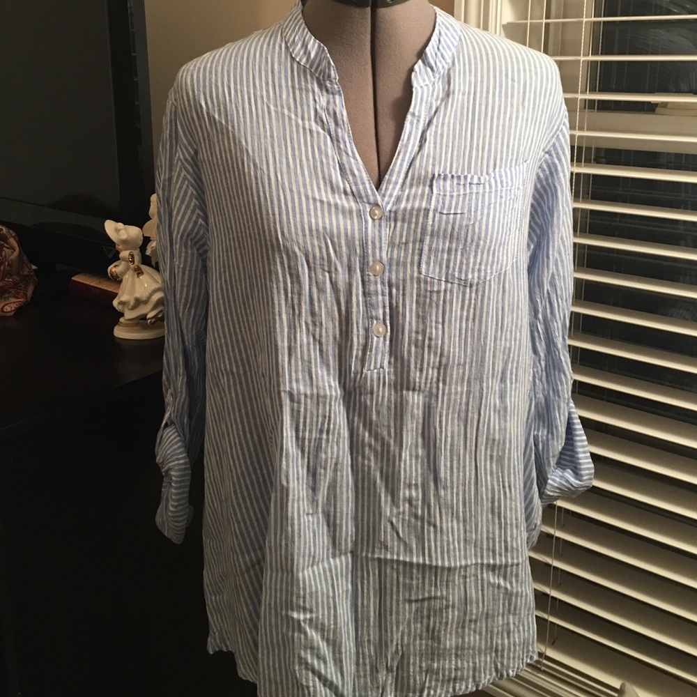 🎉Dress barn light linen tunic🎉