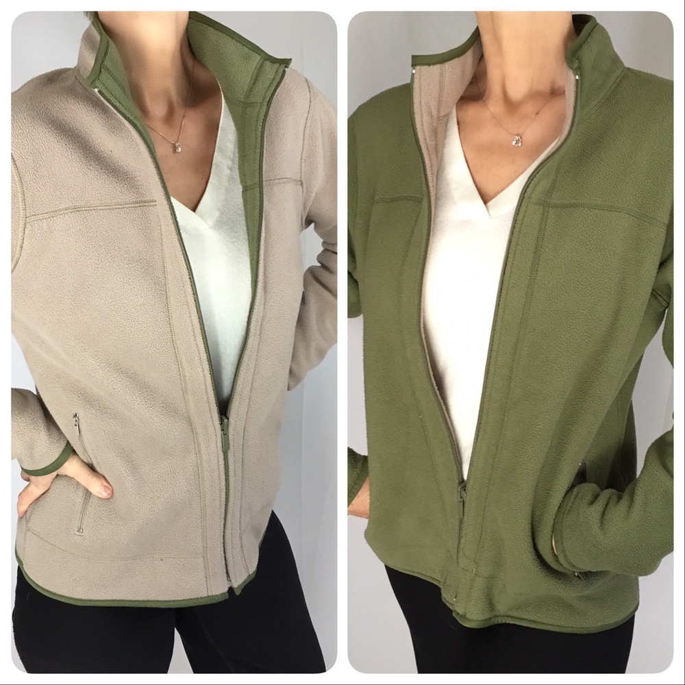 REVERSIBLE Microfleece Full Zip Jacket