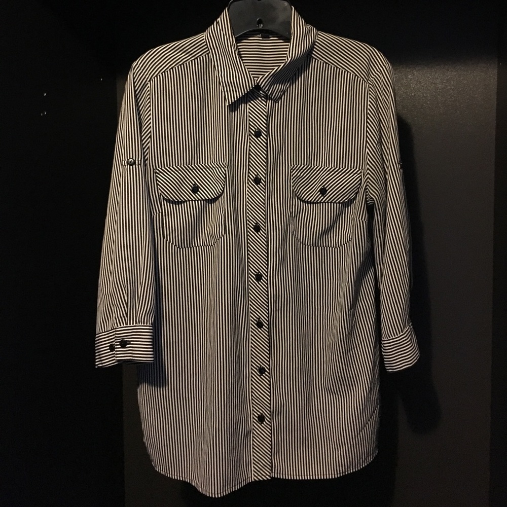 Pin striped blouse
