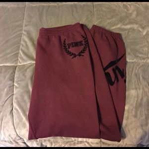 Pink sweats