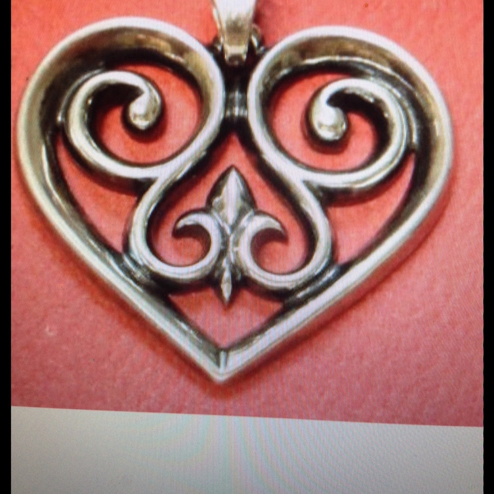 James Avery French Heart Pendant
