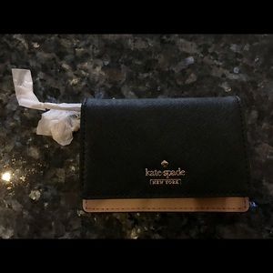 Beca Color Block Saffiano Leather wallet