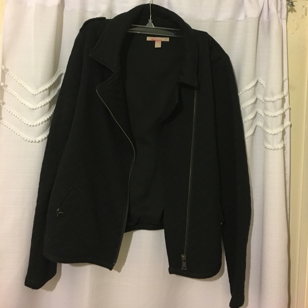 banana republic soft black jacket