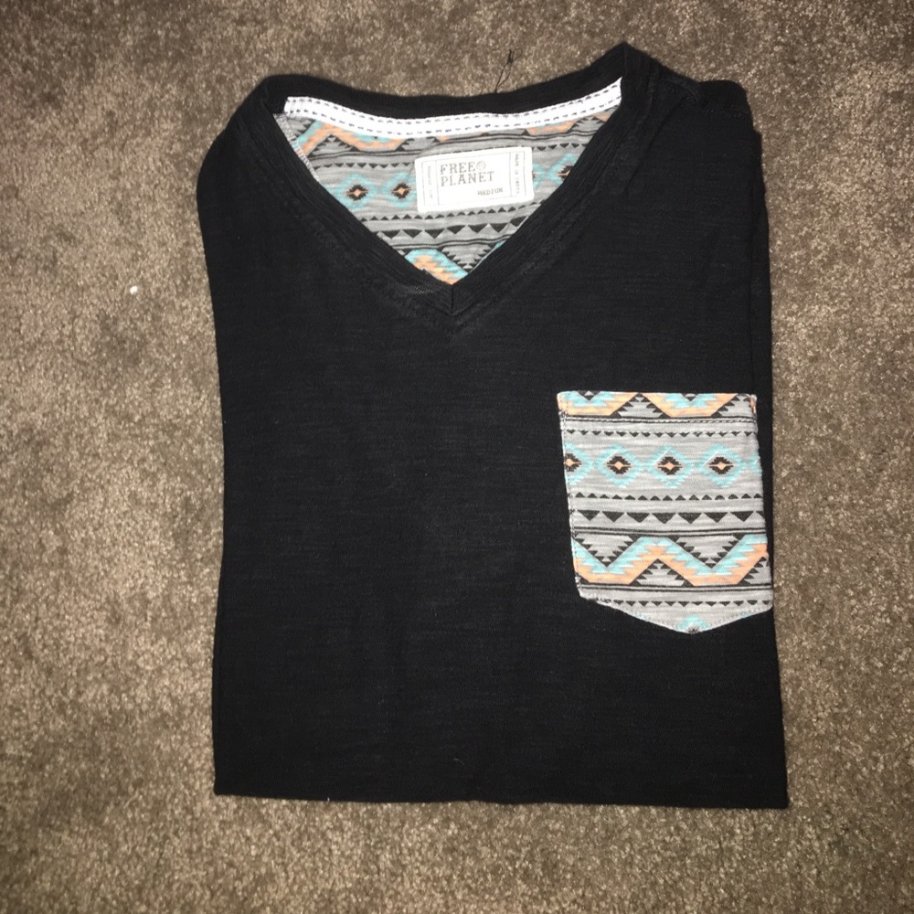 Mens TShirt with Design on Pocket