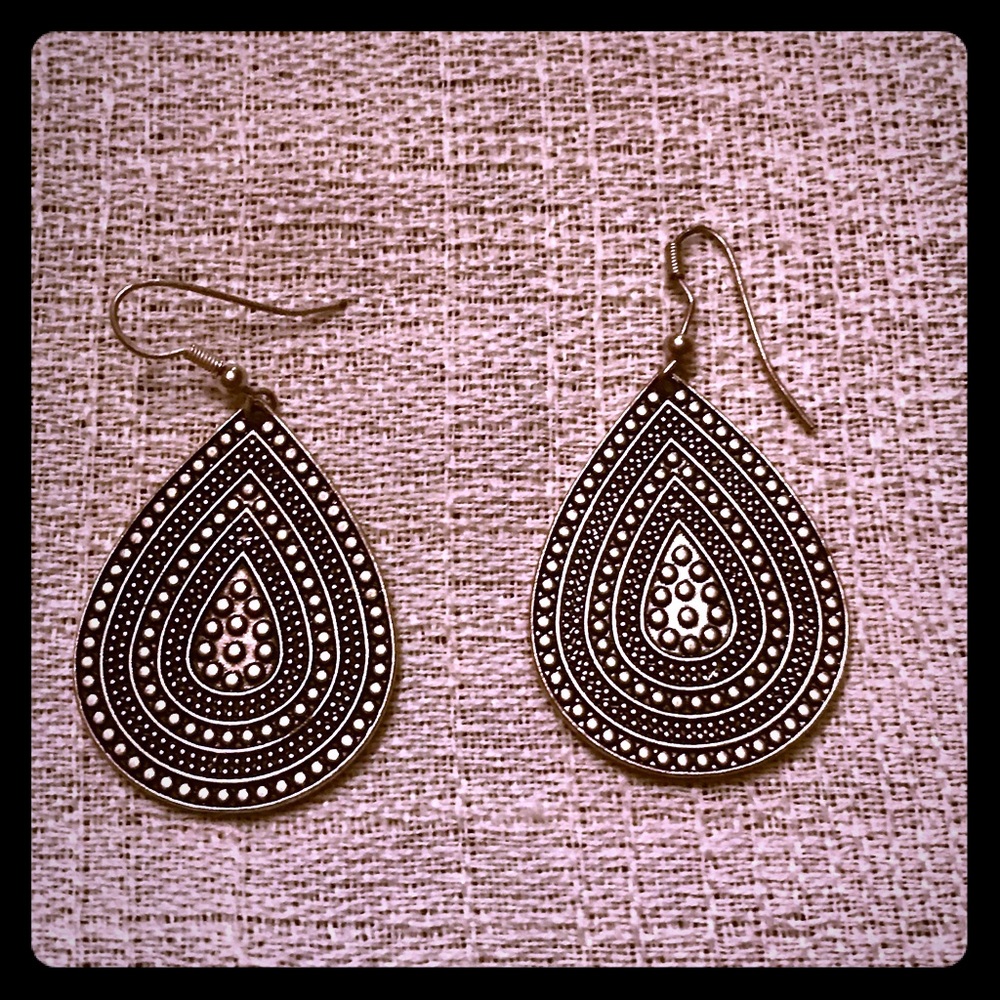Silver Drop Earrings