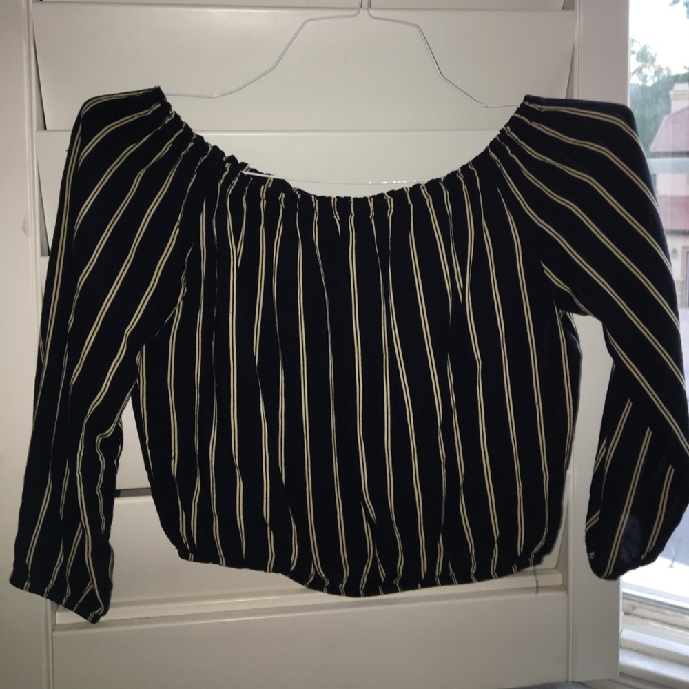 Brandy off the shoulder top!