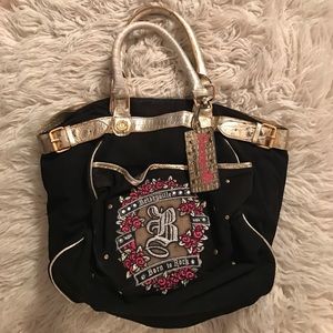 Betseyville by Betsey Johnson 'born to rock' purse