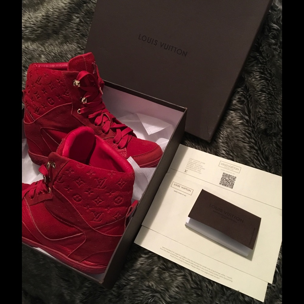 Louis Vuitton Wedge Sneakers