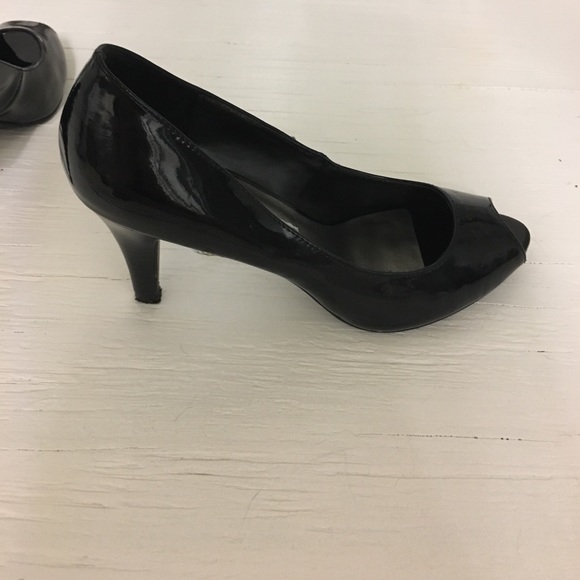 Black Open Toe Heels *DONATING 7/7* - Picture 5 of 5
