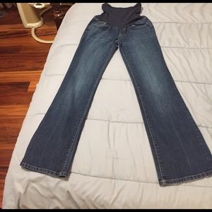 Motherhood Maternity jeans with belly panel