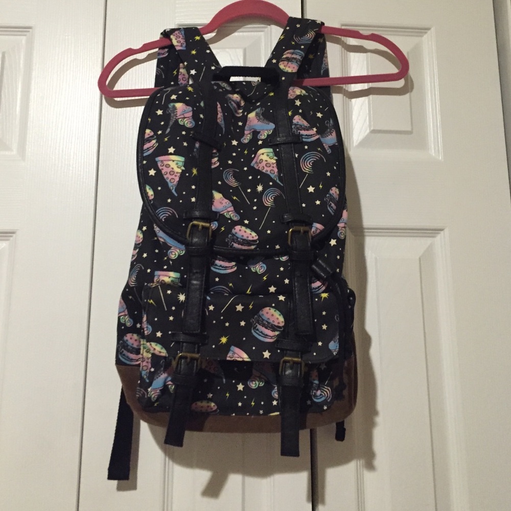 Printed Backpack