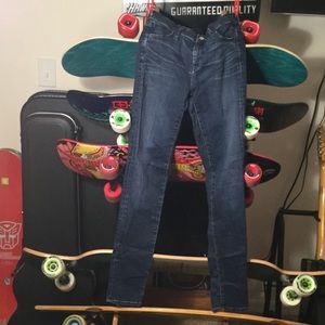 Koral Dark blue wash skinny jeans