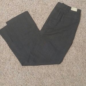 Grey Plaid Dress Pants