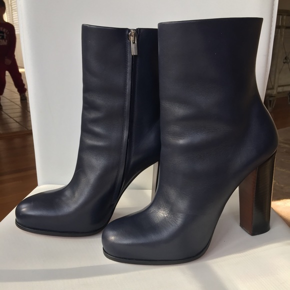 Celine stacked heel bootie