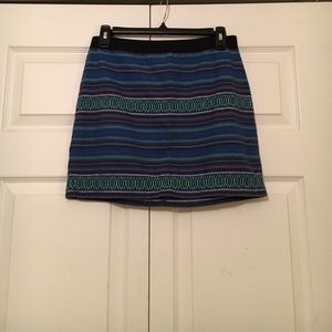 American Eagle Aztec print mini skirt