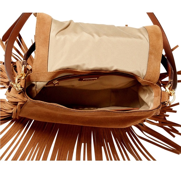 NWT LRL Woodbine Layla Suede Crossbody - Picture 2 of 8