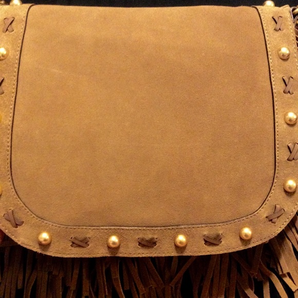 NWT LRL Woodbine Layla Suede Crossbody - Picture 4 of 8