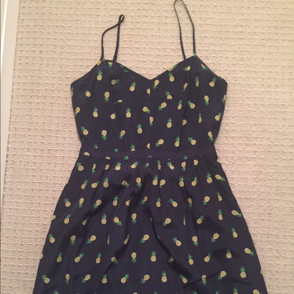 J. Crew Pineapple sundress