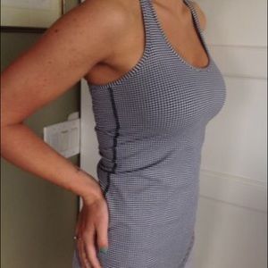 Lulu Lemon Gingham Racer Back Tank