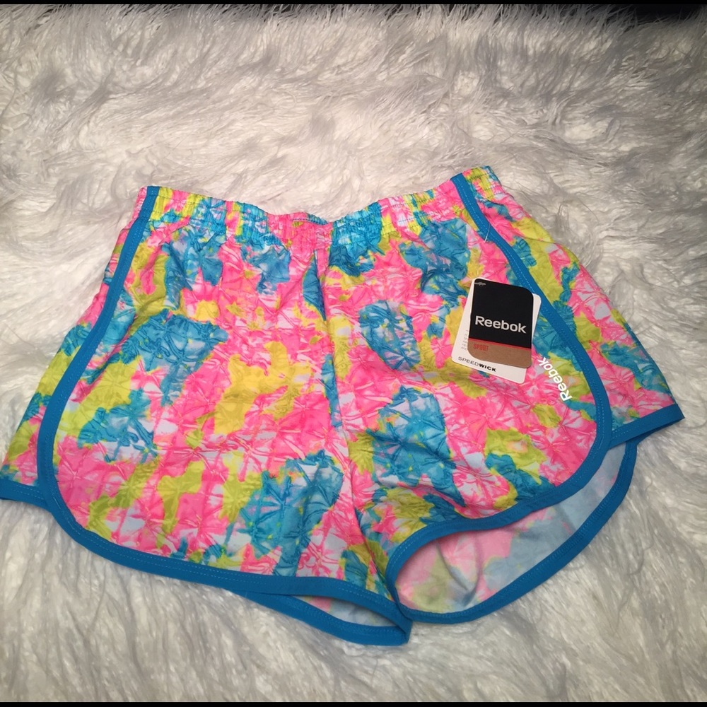 Reebok- Girls Printed Active Shorts