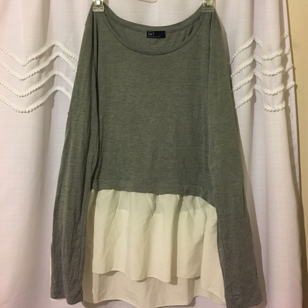 long sleeve peplum top