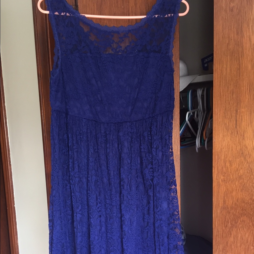 Blue Lace Torrid Dress, new with tags